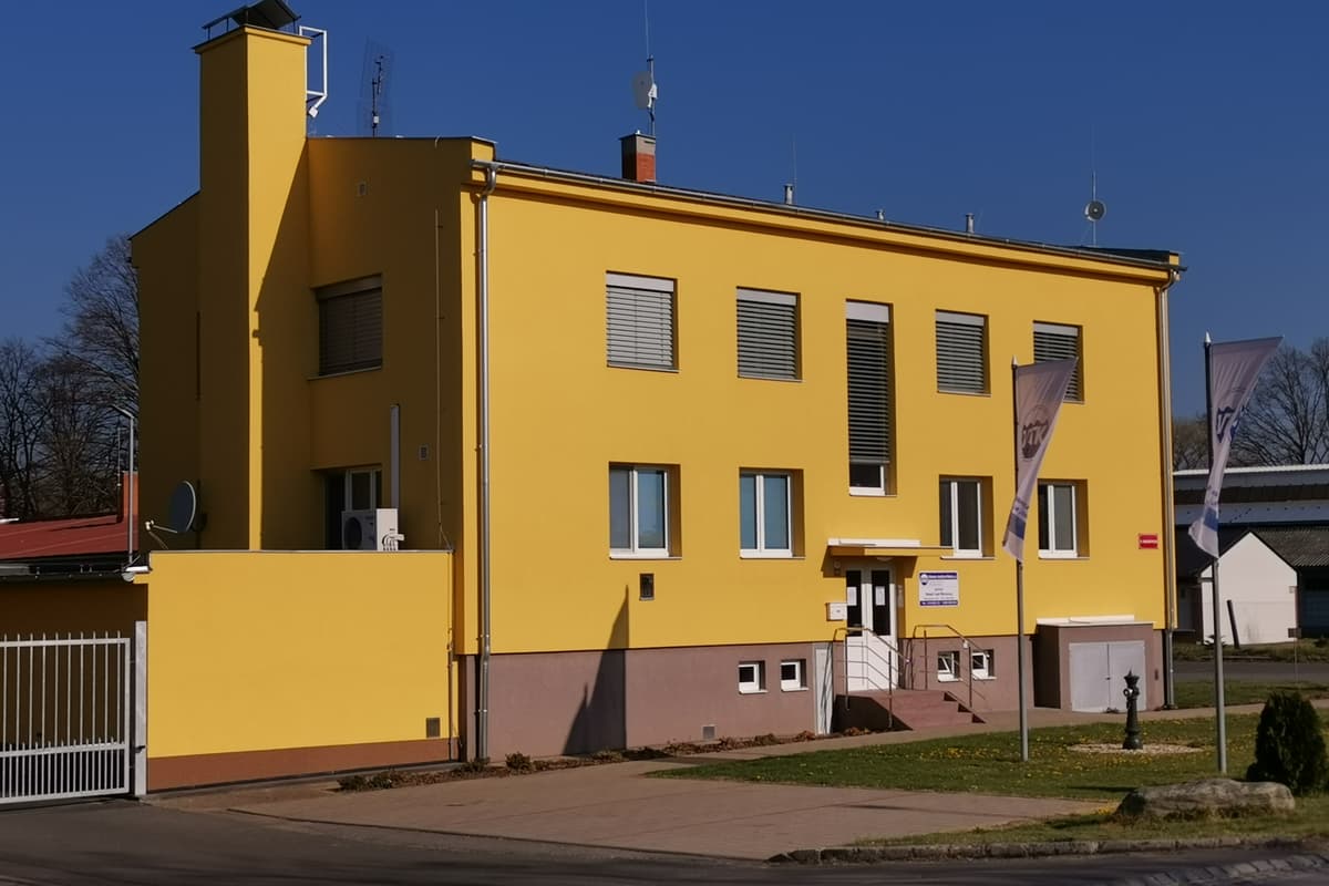 Fasáda VAK Veselí nad Moravou