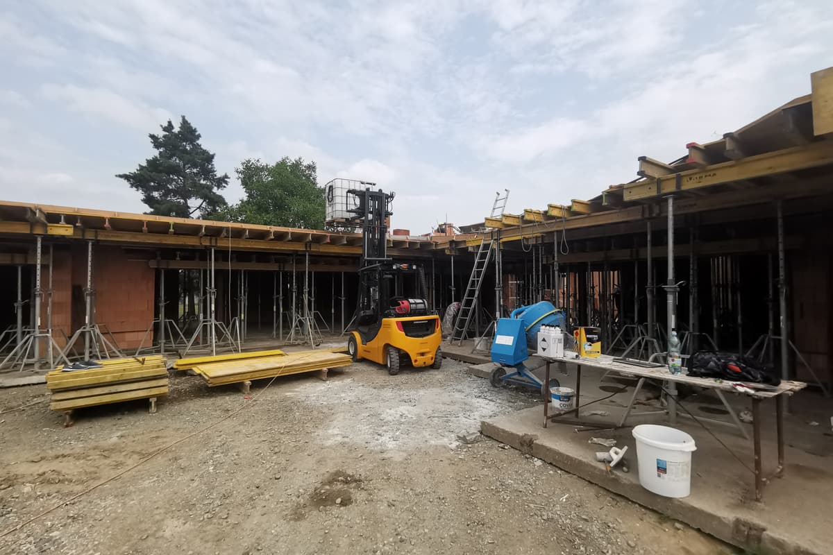 Železobetonový strop – armování